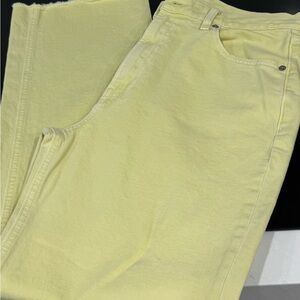 GAP Women's Flare & Wide Leg Jeans - Light Yellow